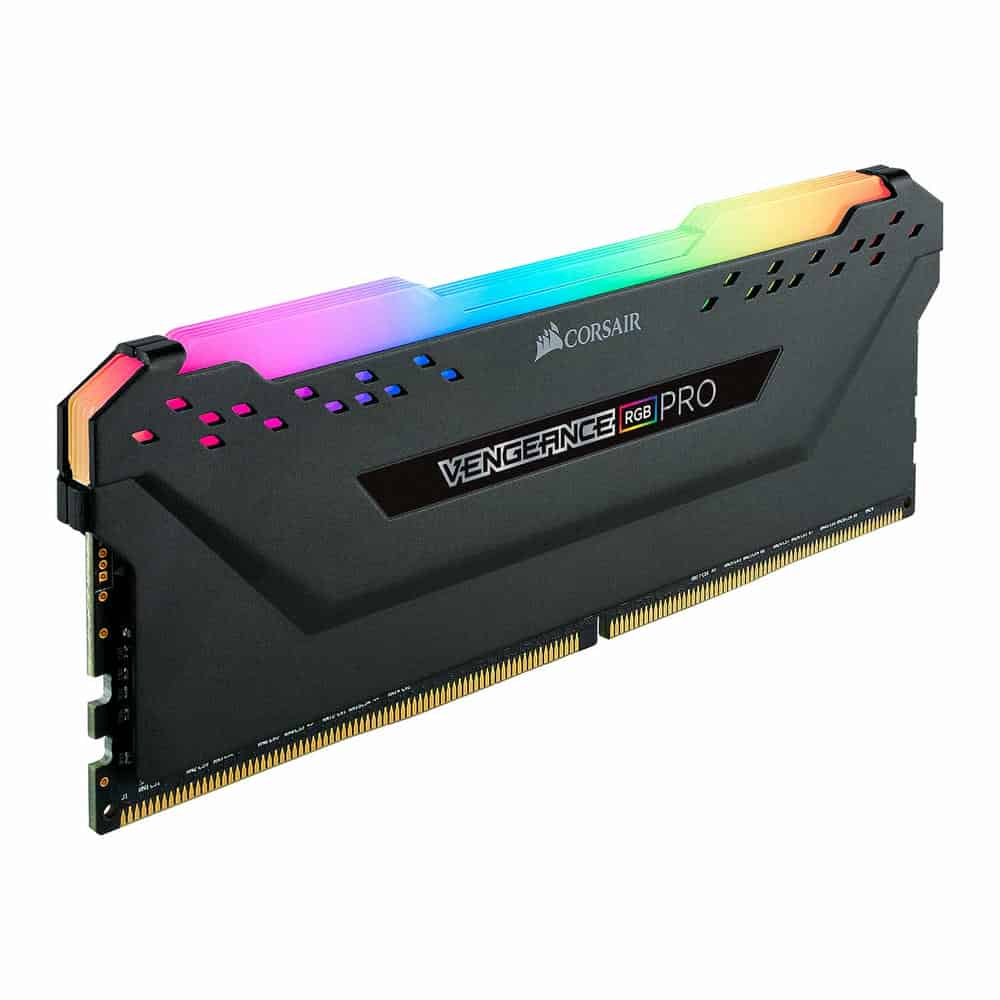 (image for) Corsair Vengeance RGB PRO Black 16GB 3600MHz AMD Ryzen Tuned DDR4 Memory Kit